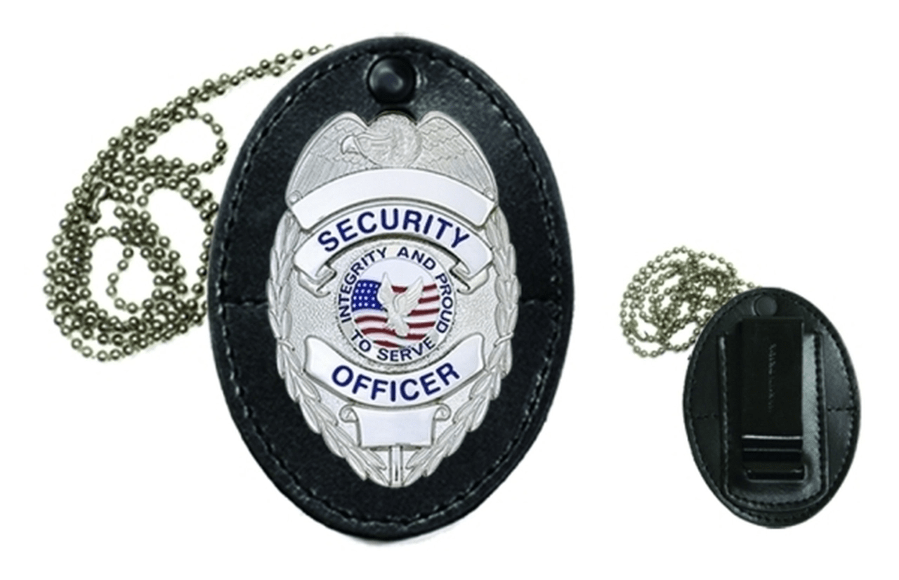 Hero's Pride Universal Oval Badge Holder - 2.625'' x 3.625'' 9140S - Badges & Accessories